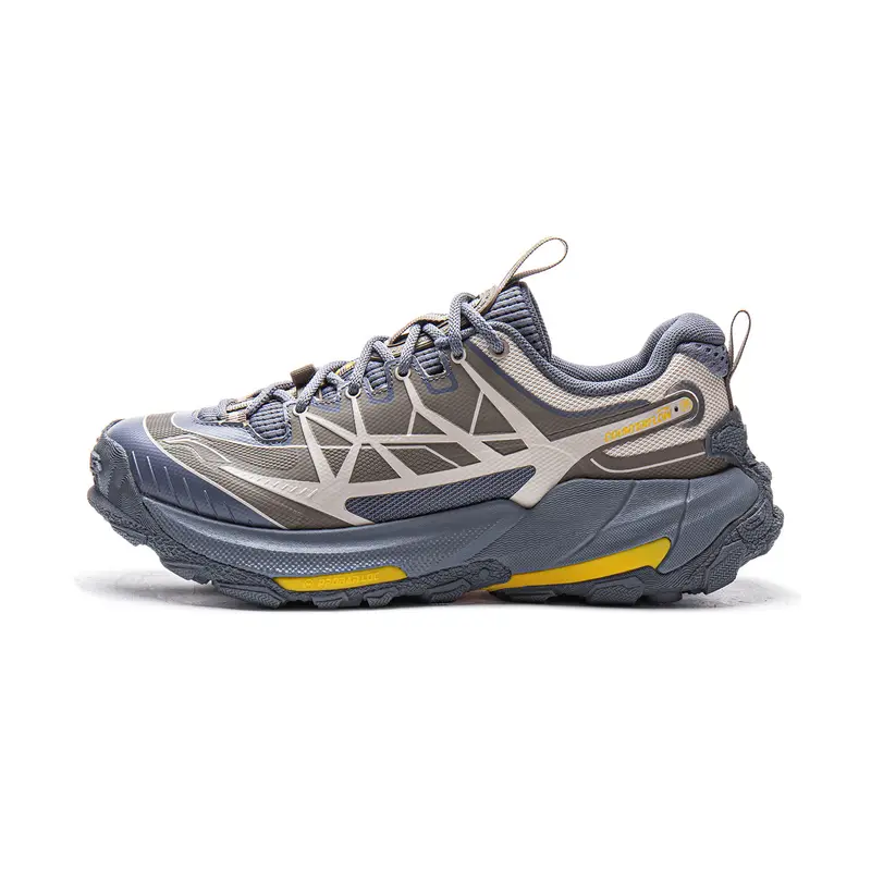 LiNing Outdoor CF Tracing Cushioning, Reflective, Rebound Low top Hiking Shoes Unisex Gray