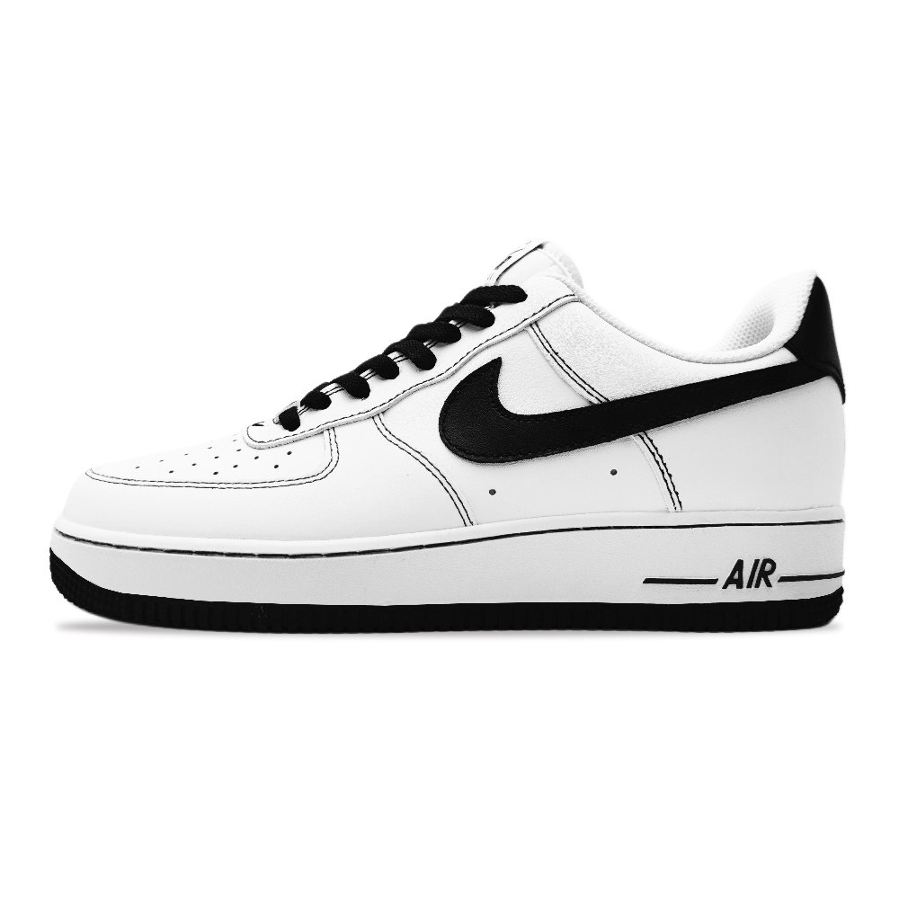 Nike Air Force 1 Anti Slip Wear Resistant Low Top Skateboard Shoes Men's Black White