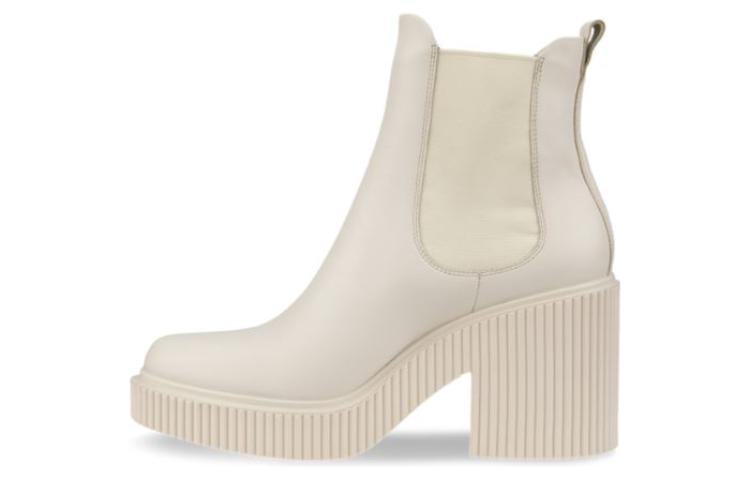 Ecco Short Chelsea Boots 7.5cm Women's Beige