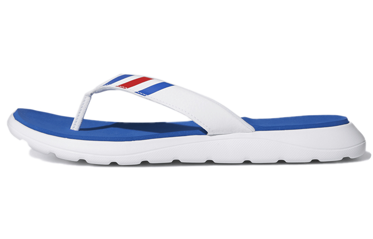 Adidas Comfort Slippers White/Blue/Red