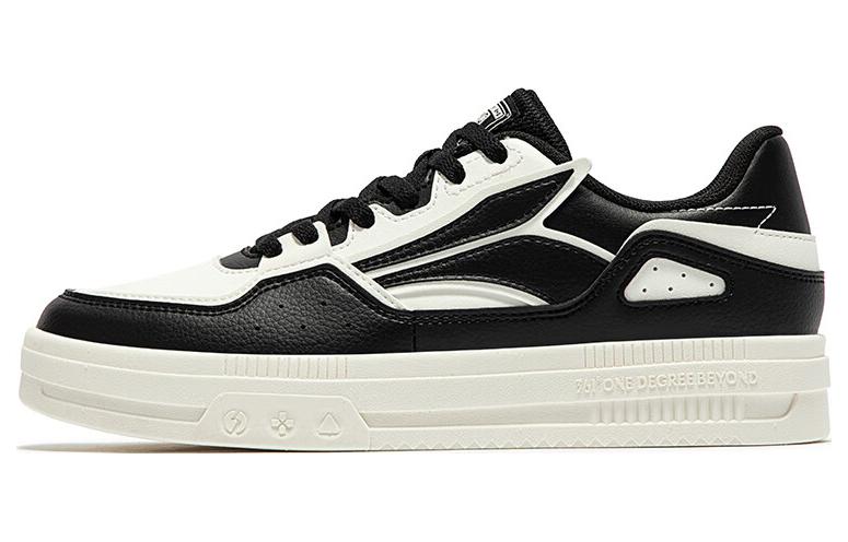 361° Lightweight, Slip Resistant, And Breathable Low Top Skateboard Shoes Women's Black White