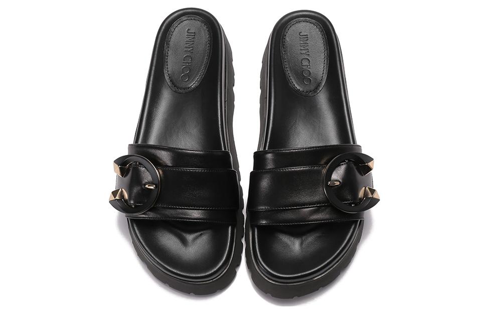 Jimmy Choo Odor Resistant Slide Slippers Women's Black