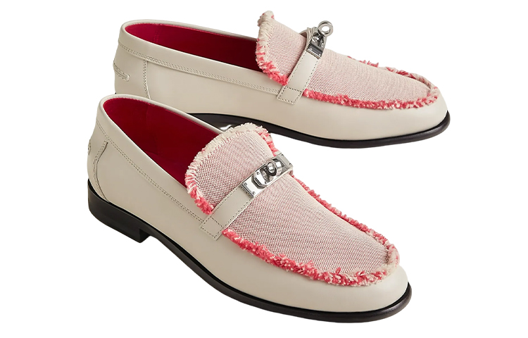 HERMES Destin Casual Single Shoes Women's Beige