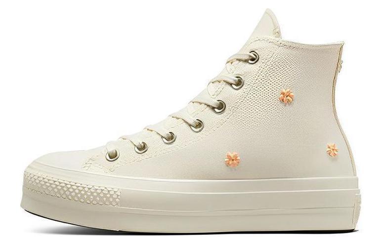 Converse Chuck Taylor All Star Lift Platform Hi Pearls Natural Ivory Women's