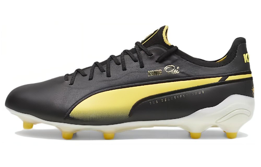 PUMA King Ultimate Pel FG/AG 'Black Yellow'