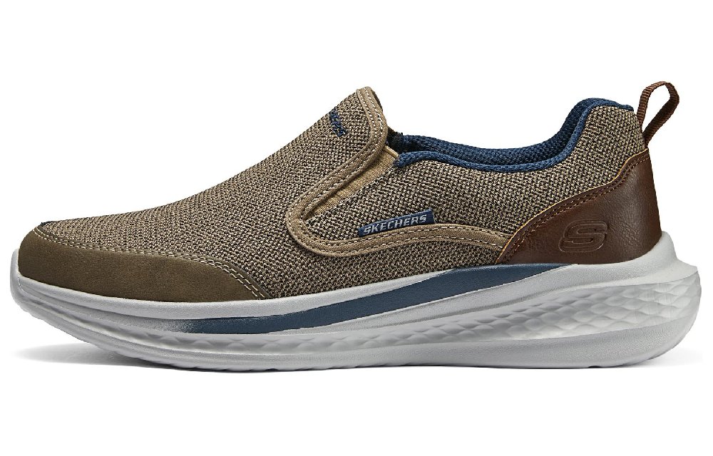 Skechers Coverage Low-Top Casual Shoes Men's Taupe