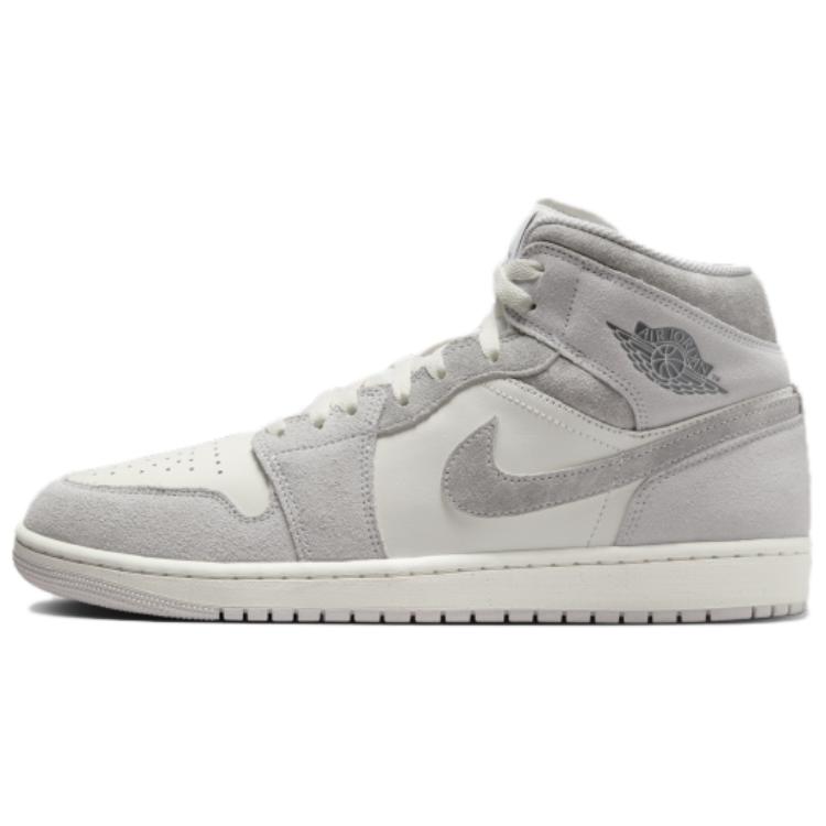 Jordan 1 Mid Se Neutral Grey Sail