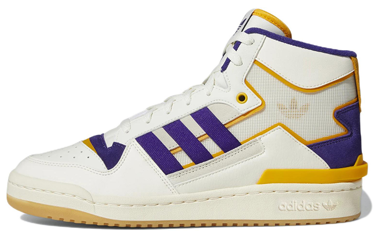 Adidas Forum Exhibit Mid Inside Out White Purple Gold