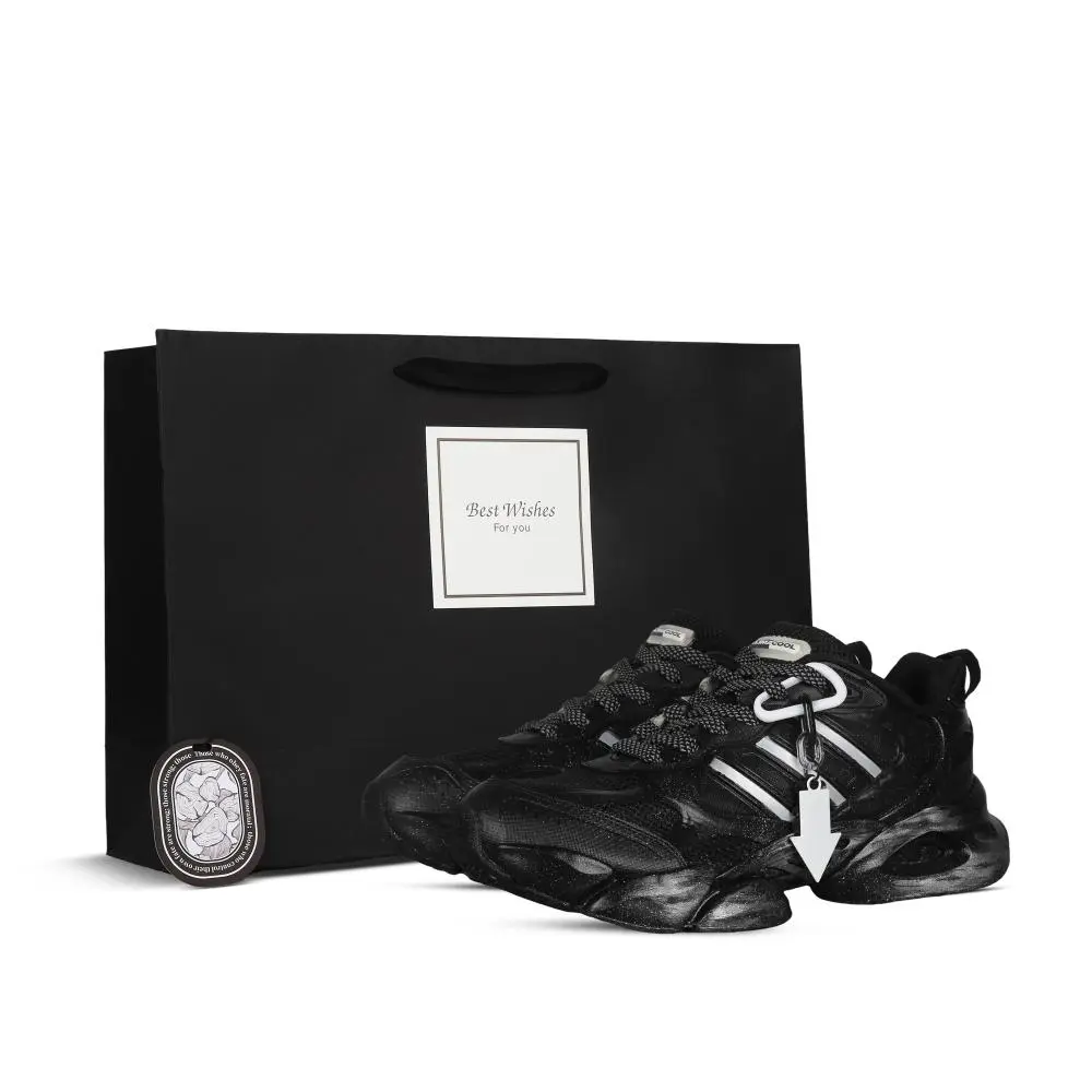 Adidas CLIMACOOL VENTO 3.0 Durable Breathable Low-Top Running Shoes Unisex Black White