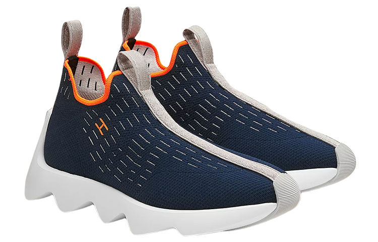 HERMES Wear-Resistant Low-Top Casual Shoes Women's Blue купить в интернет-магазине Yoocart с быстрой доставкой по России.