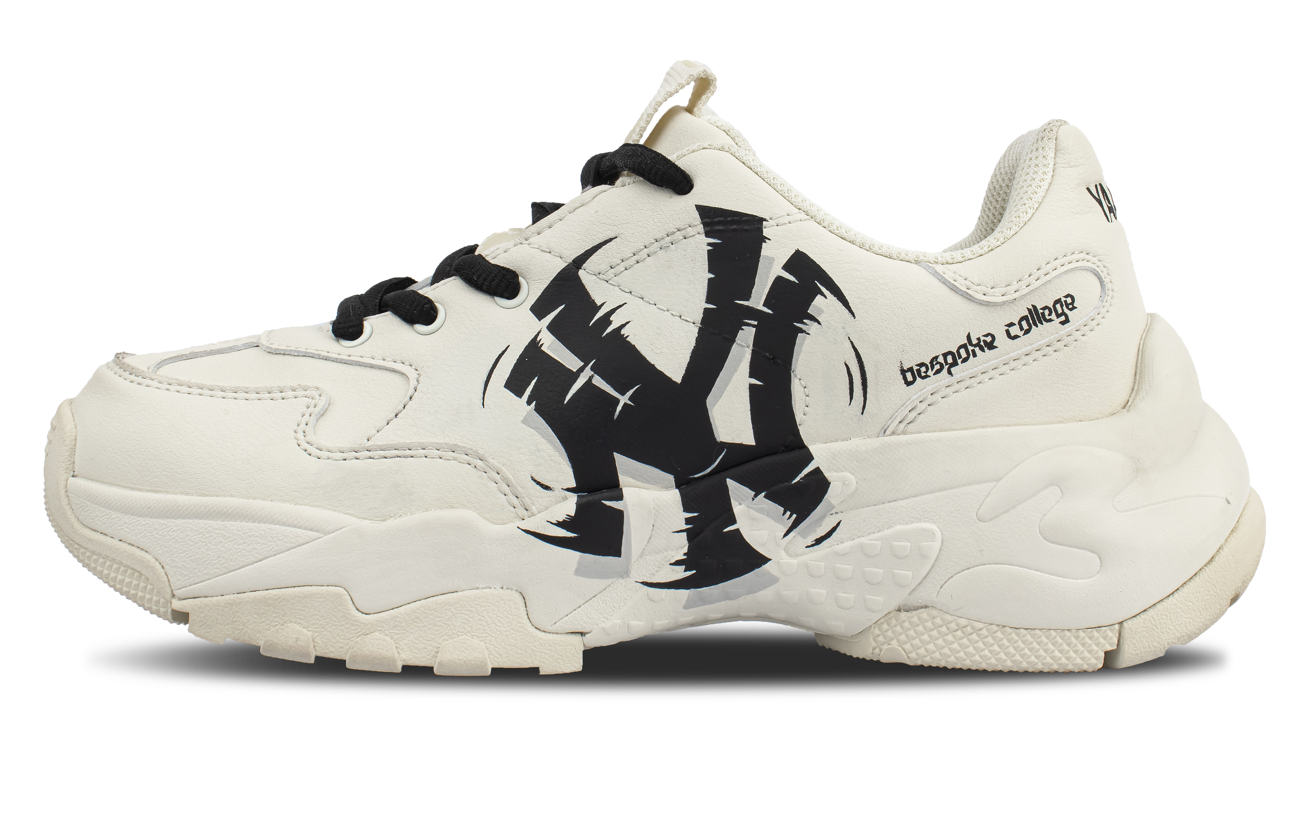 MLB Big Ball Chunky Low Top Chunky Sneakers Unisex Ecru