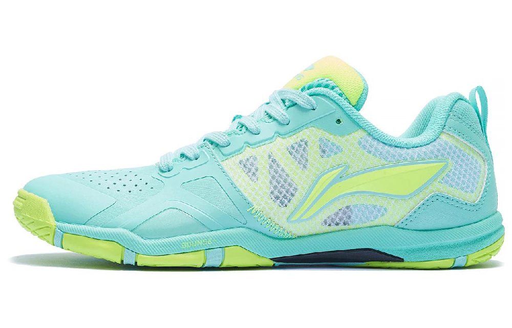 LiNing Cushioning Anti-Slip And Wear-Resistant Low-Top Table Tennis Shoes Unisex Neon Bright Green