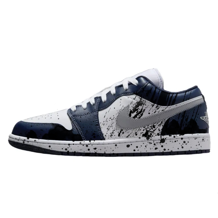 Jordan Air Jordan 1 Cushioned Wear-Resistant Breathable Low-Top Vintage Basketball Shoes Men's