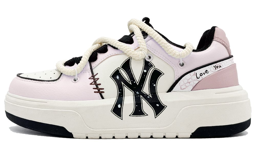 MLB Chunky Liner Low Top Skateboard Shoes Unisex Pink