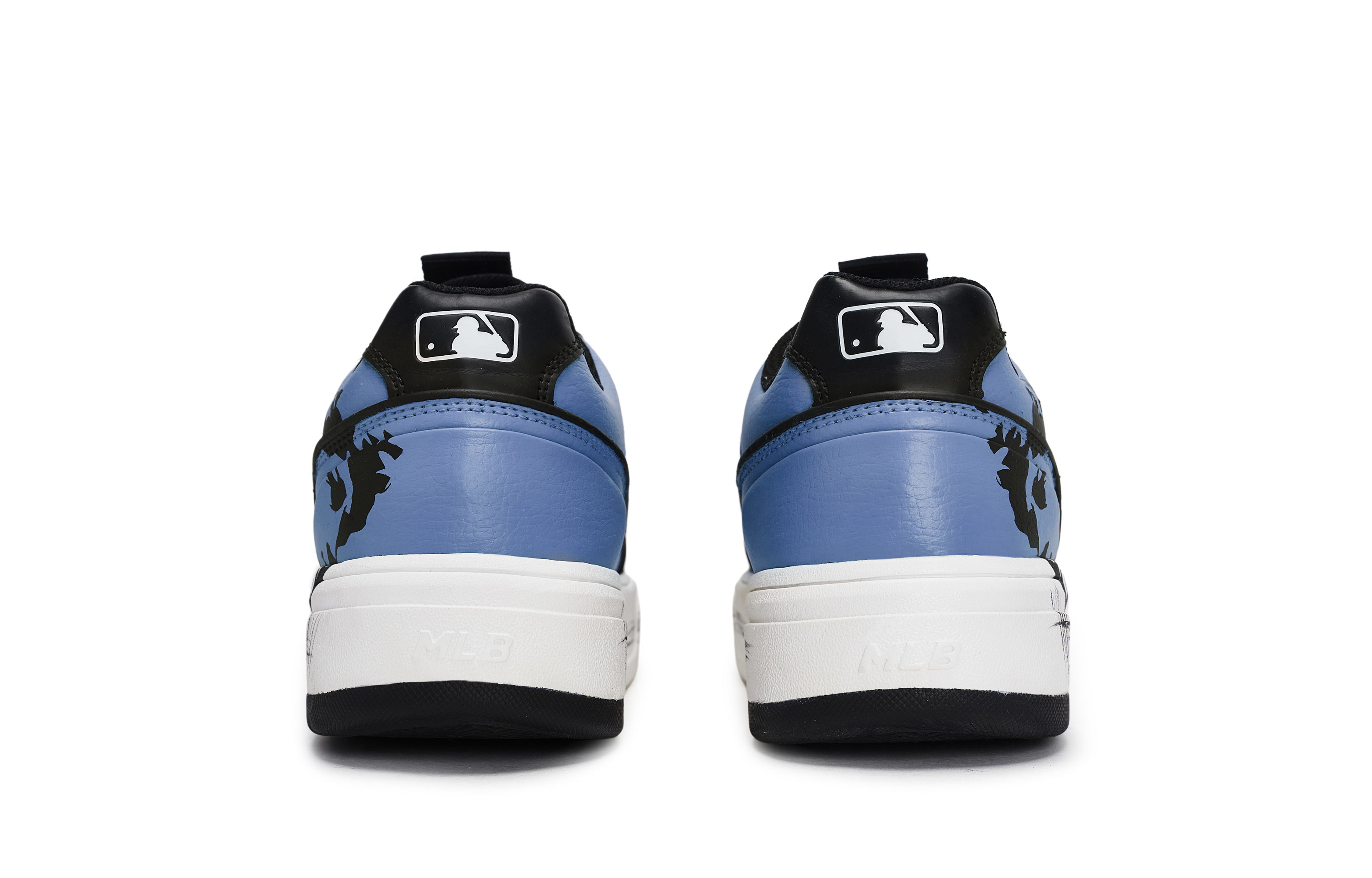 MLB Chunky Liner Skateboard Shoes Unisex Low Top Black/White/Blue