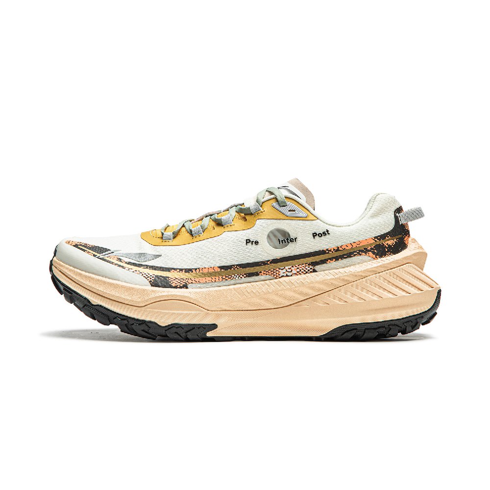 Soulland X LINING Dilu Running Shoes Men's Low top White Gold