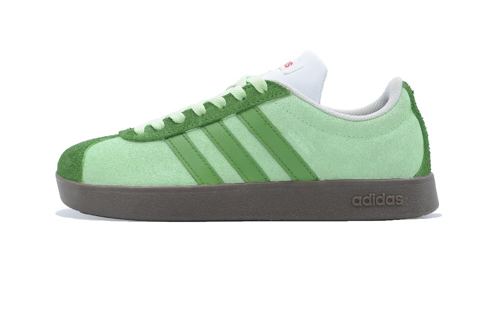 Adidas Neo Vl Court One Bowl From Fan Manufacturing Anti-Slip Wear-Resistant Low-Top Skateboard Shoes Unisex Green