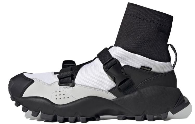 HYKE Adidas Originals Seeulater Gtx Hi Anti-Slip Wear-Resistant High-Top Outdoor Shoes Unisex Black White