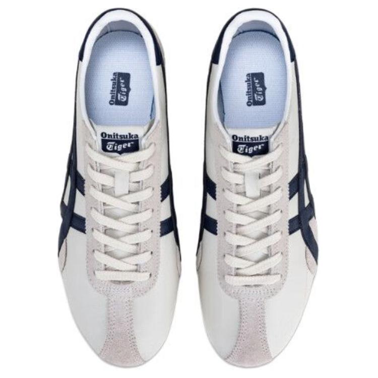 Onitsuka Tiger Runspark Anti Slip And Wear Resistant Lightweight Low Top Running Shoes Unisex Beige