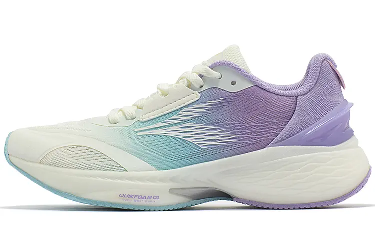 361° Q stretch Over 4.0 Super Bouncy Over 4.0 Running Shoes Women's White Purple