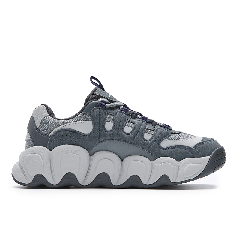 FILA Croissant Cushioning Abrasion Resistant Lightweight Low top Casual Shoes Men's Solar Rock Gray