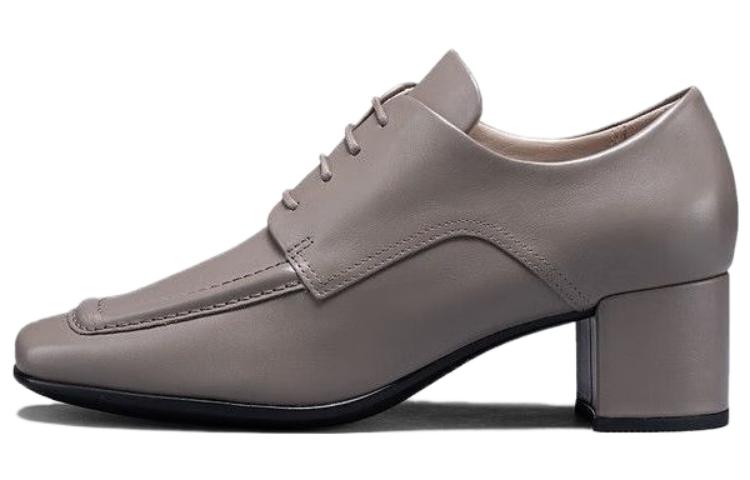 Ecco Chunky Heel High Heels 5cm Women's Gray