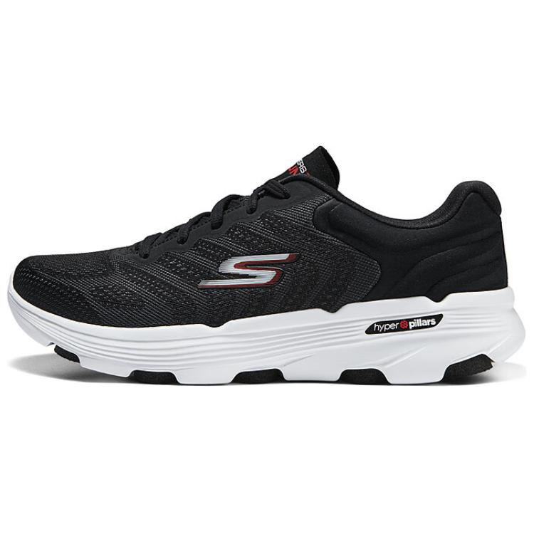Skechers GO RUN 7.0 Low Top Running Shoes Men's Black White