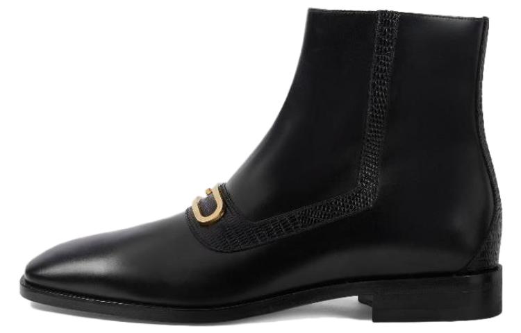 GUCCI Ankle Boots Men's Black