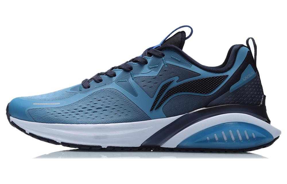 LiNing Cushioning Anti-Slip And Wear-Resistant Low-Top Running Shoes Men's Night Blue