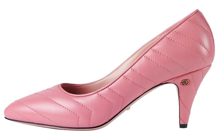 GUCCI Cone Heel High Heels Women's Pink