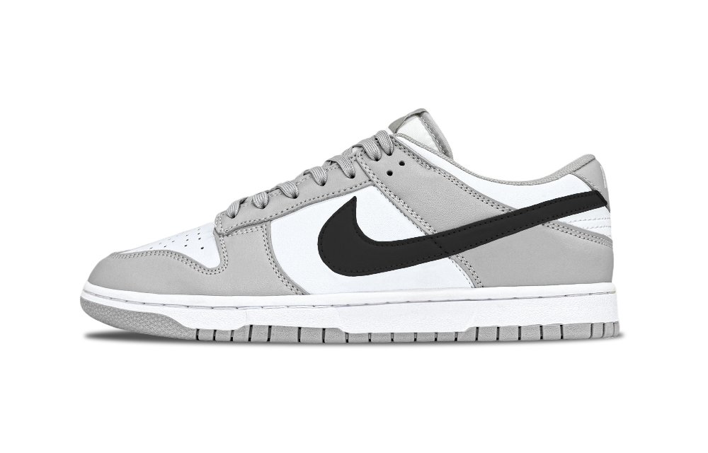 Nike Dunk Soda Bubbles Abrasion Resistant Low Top Skateboard Shoes Men's Gray Black