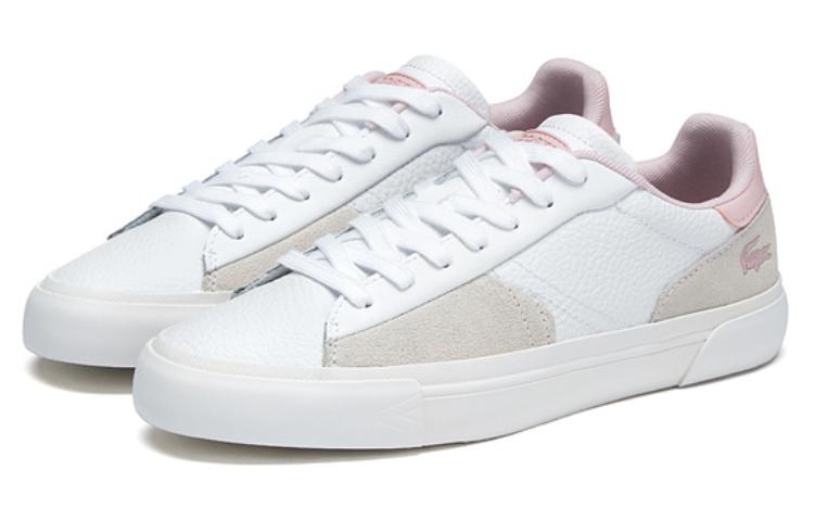 LACOSTE Low Top Skateboard Shoes Women's White