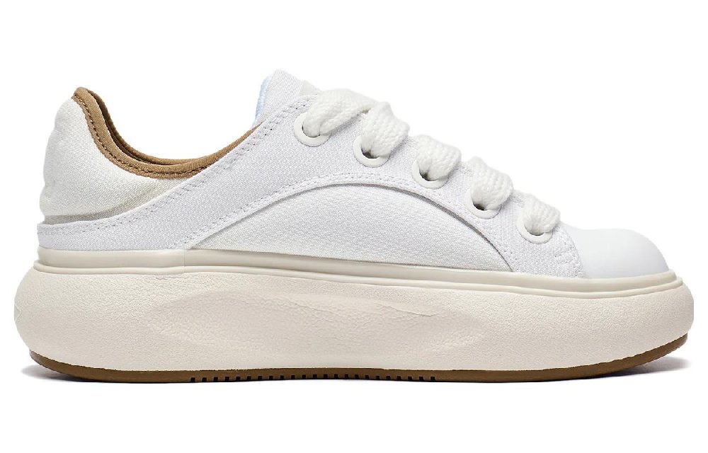 LiNing Yun You C4D Anti-Slip Wear-Resistant Low-Top Casual Shoes Men's Ivory