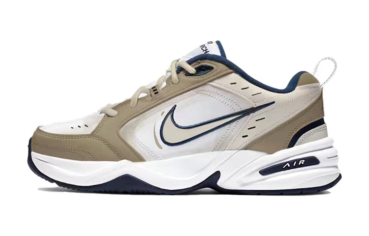 Nike Air Monarch 4 Height Increasing Low Top Chunky Sneakers Unisex Khaki