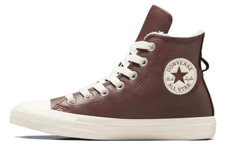Converse Women's Chuck Taylor All Star Leather High 'Faux Fur Lining Eternal Earth Brown' Women's