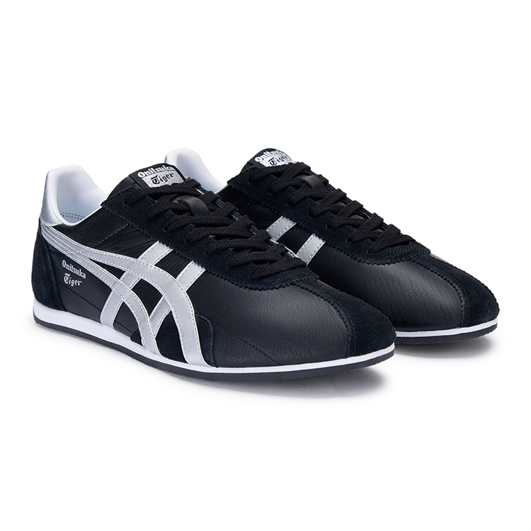 Onitsuka Tiger Runspark Anti Slip Wear Resistant Low Top Casual Shoes Unisex Black Silver купить в интернет-магазине Yoocart с быстрой доставкой по России.