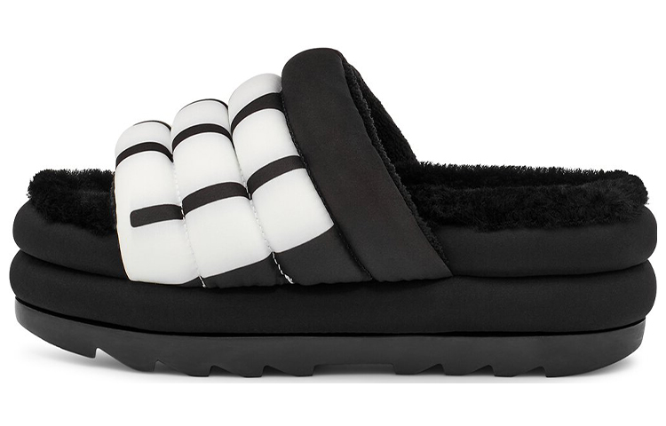 UGG Maxi Slide Logo Black Women's