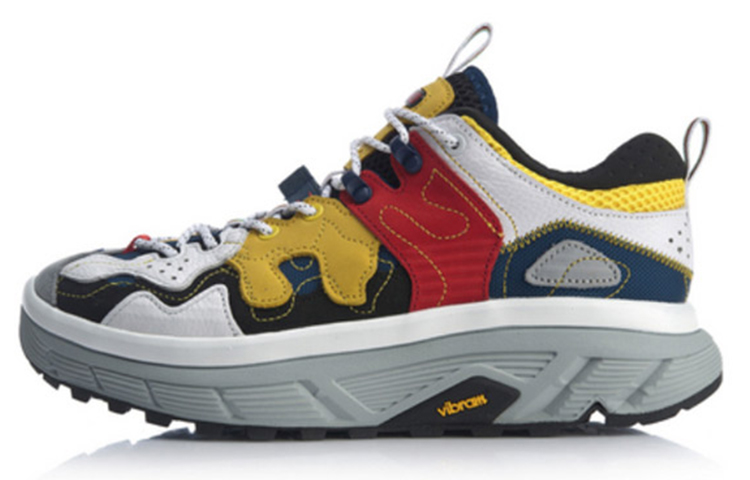 LiNing ACE Low Low-Top Vintage Basketball Shoes Women's Red Yellow