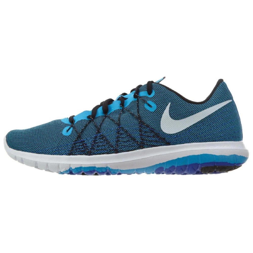 Nike Flex Fury 2 Blue Glow White Black Racer Blue