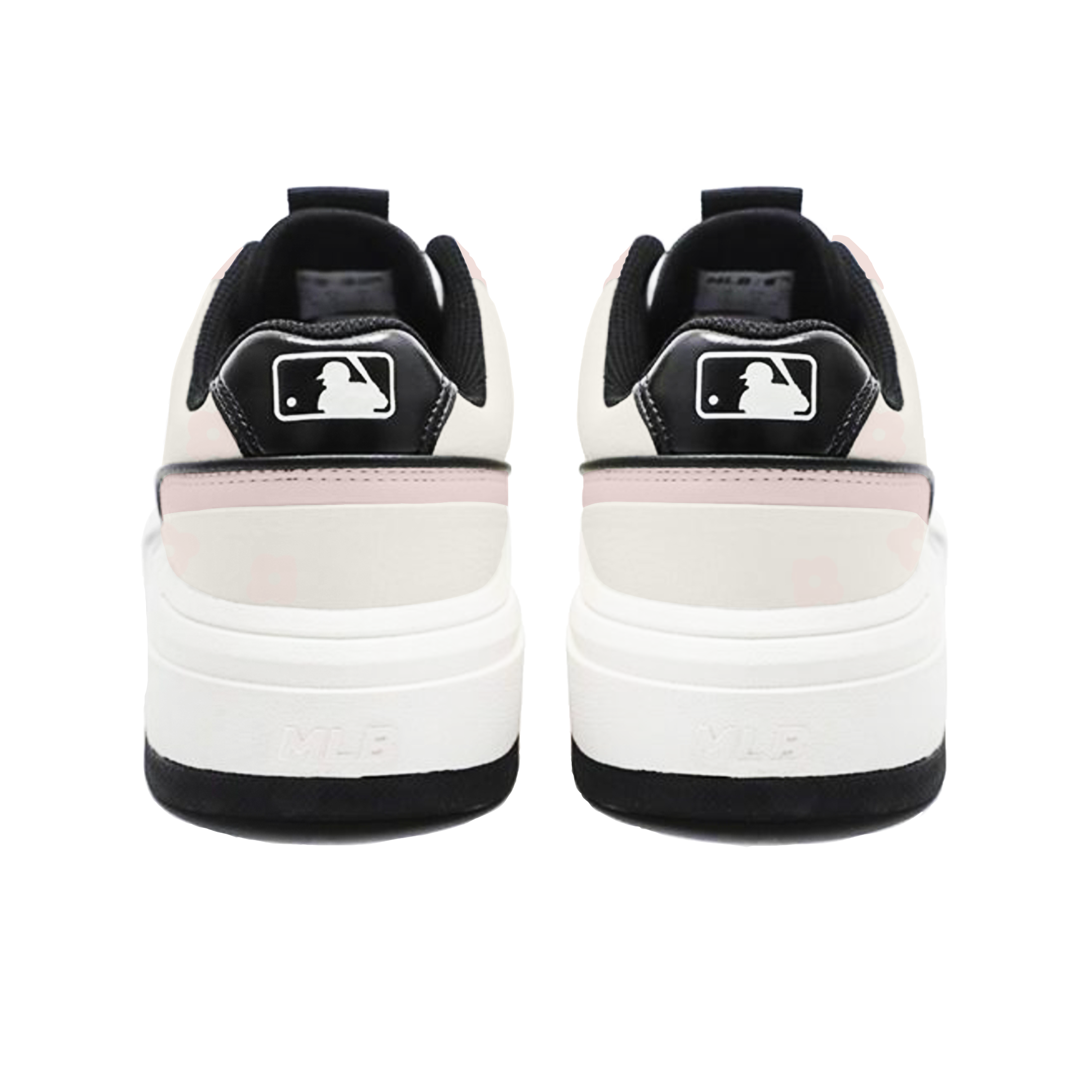 MLB Chunky Liner Skateboard Shoes Unisex Low Top Ecru