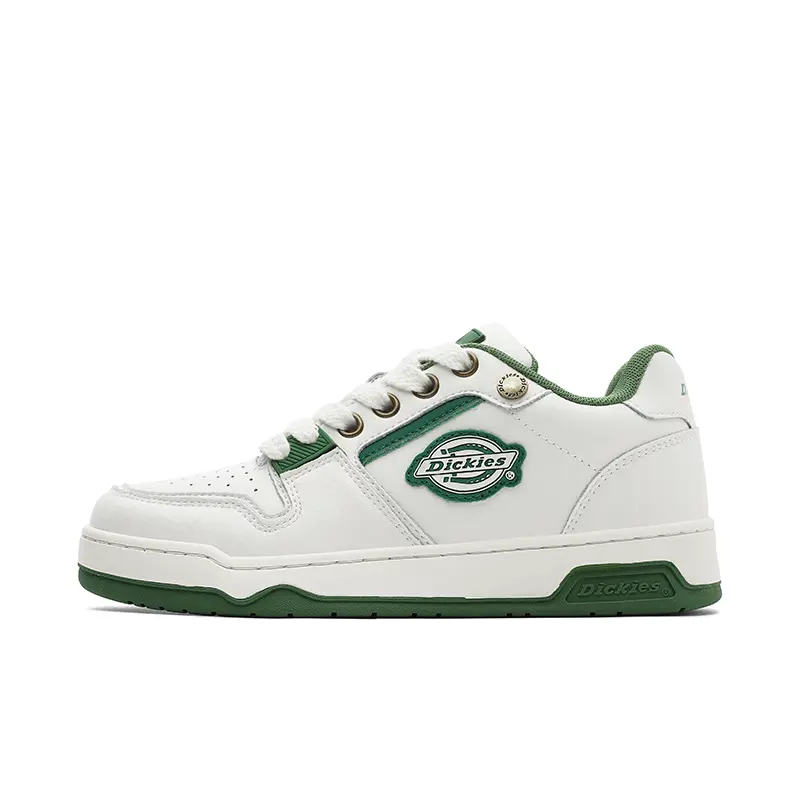 Dickies Low-Top Skateboard Shoes Men's White Green