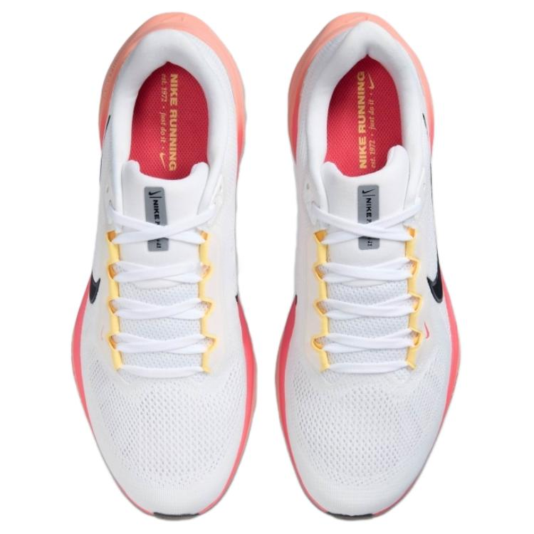 Nike Zoom Pegasus 41 Anti Slip Wear Resistant Low Top Casual Running Shoes Men's White Orange купить в интернет-магазине Yoocart с быстрой доставкой по России.