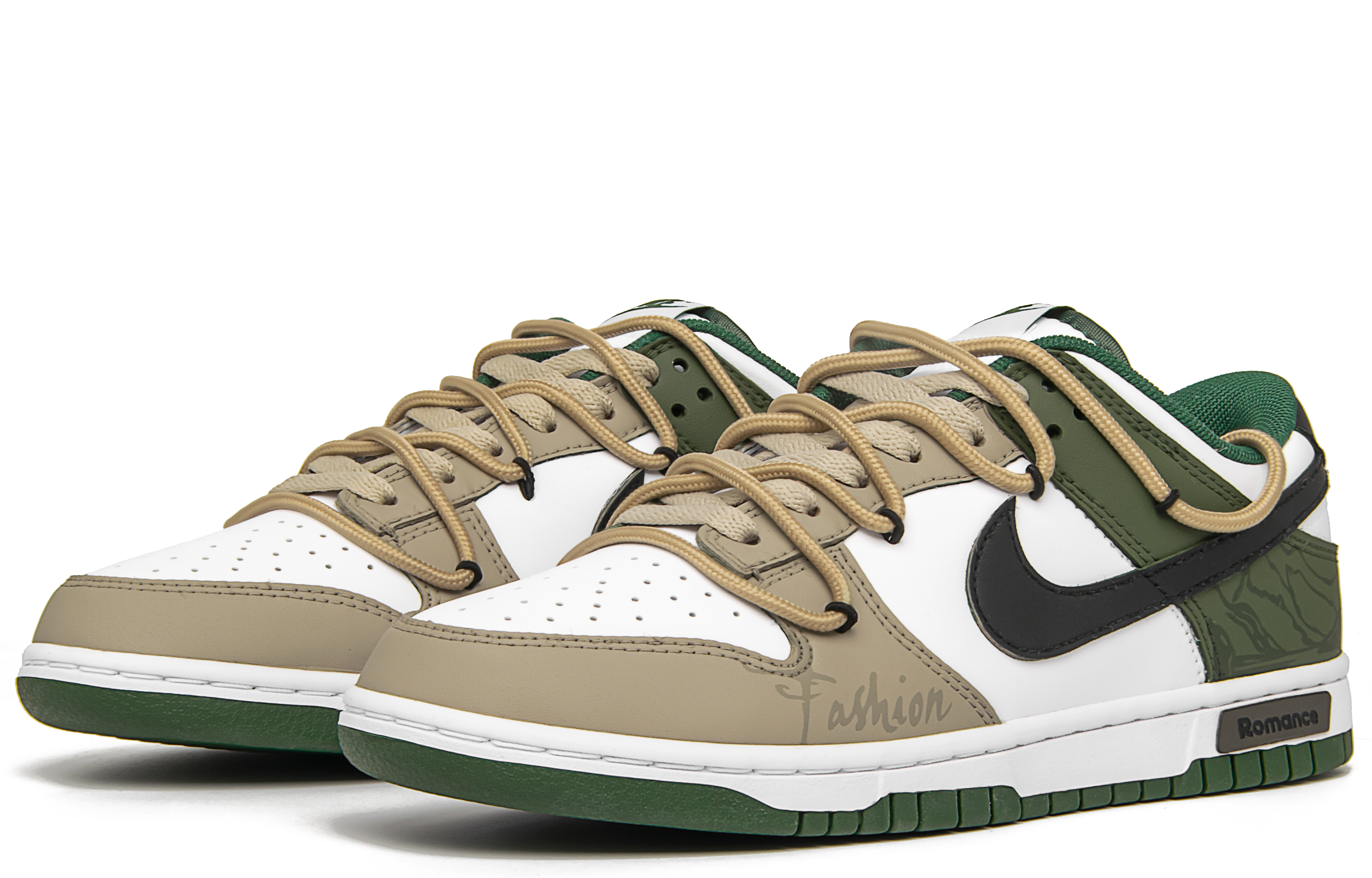 Nike Dunk Forest Blessing Abrasion Resistant Low Top Skateboard Shoes Men's Brown Green купить в интернет-магазине Yoocart с быстрой доставкой по России.