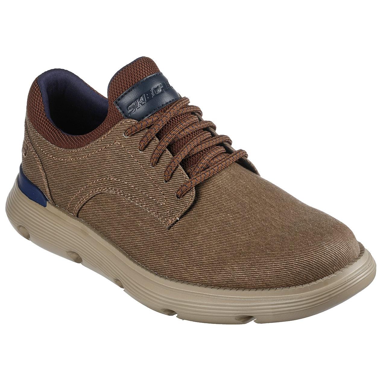 Skechers Cushioning, Wear Resistant Low top Casual Shoes Men's Brown