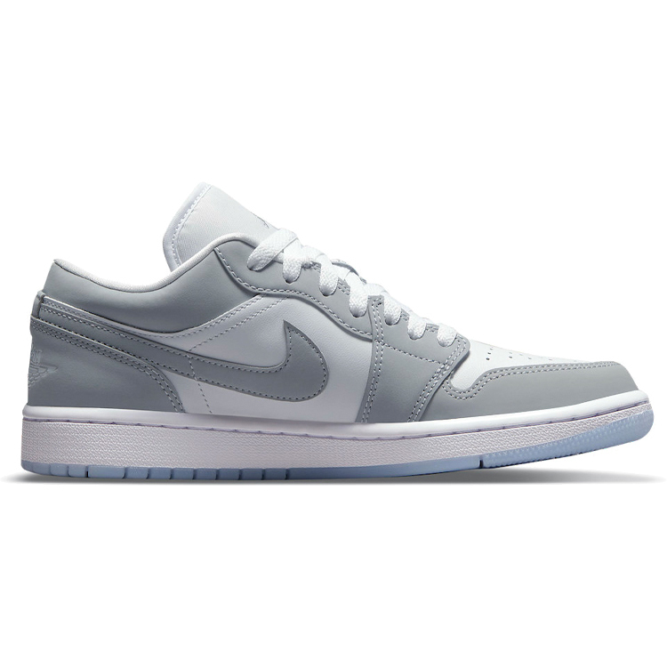 Jordan Air Jordan 1 Wear-Resistant Slip-Resistant Low-Top Vintage Basketball Shoes Women's Gray White купить в интернет-магазине Yoocart с быстрой доставкой по России.