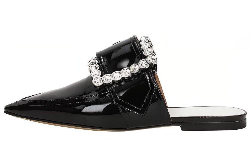 Maison Margiela Replica Closed Toe Slippers Women's Black