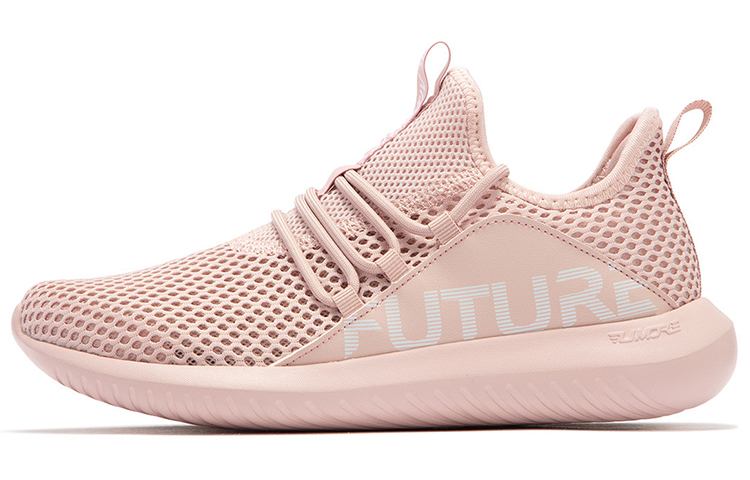 361° Cushioning Abrasion Resistant Breathable Low Top Running Shoes Women's Pink Fuchsia