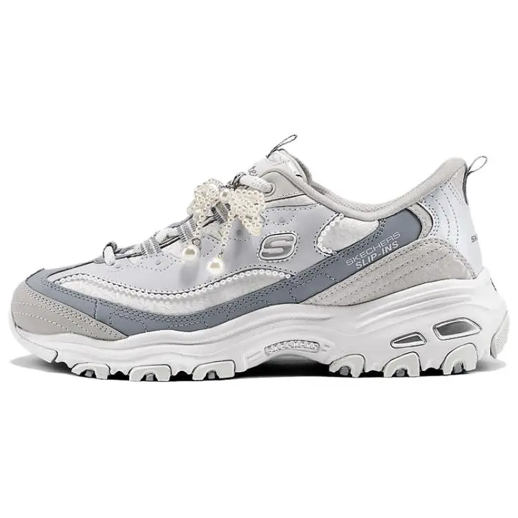 Skechers DLITES Low top Chunky Sneakers Women's Gray