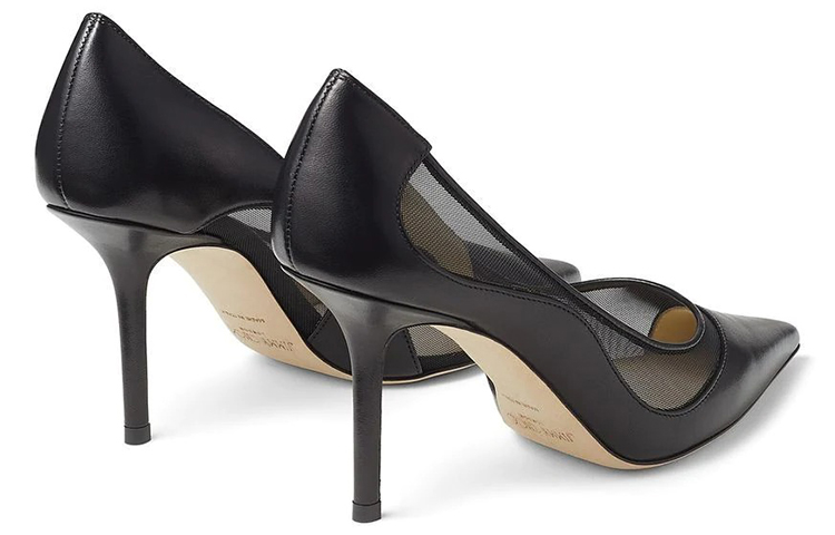 Jimmy Choo LOVE Slim Heel High Heels Women's Black
