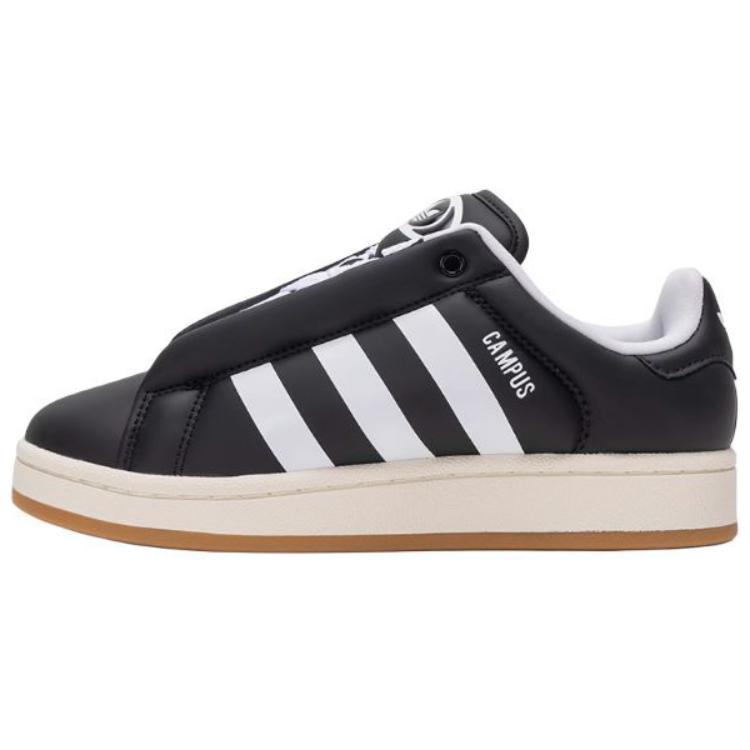 Adidas Originals CAMPUS 00s Anti Slip Wear Resistant Low Top Skateboard Shoes Unisex Black White
